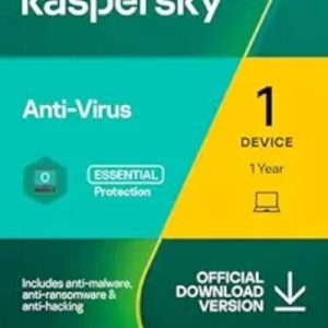 Kaspersky | Anti-Virus | 1 Device | 1 Year | Email Delivery in 1 Hour